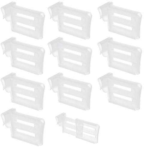 XPEX 10 Pezzi Organizer Frigorifero Salvaspazio Divisori per Frigorifero Ferma Bottiglie per Frigorifero Organizzatori Regolabili,Divisori frigorifero Fermabottiglie Frigorifero Divisore