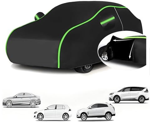 Autoabdeckung für Mercede𝘴-Benz W222 Class S 2013-2017 (524.8 x 189.9 x 149.4cm),Aus wasserdichtem, vogelkotdichtem, UV-beständigem, atmungsaktivem und strapazierfähigem Oxford-Gewebe