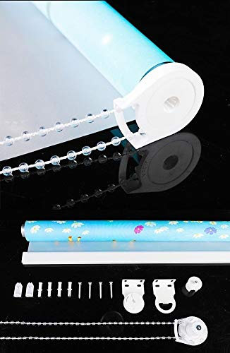 Verdunkelungsrollo für Fenster, Blumenmuster und Vögel, 140 cm breit