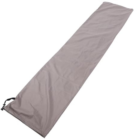 Outdoor Große Terrassenschirm-Abdeckung, wasserdicht, Polyester, Sonnenschirm-Schutzhülle für Sonnenschirm, silberfarben, Gartenschirm-Abdeckung mit UV-Schutz