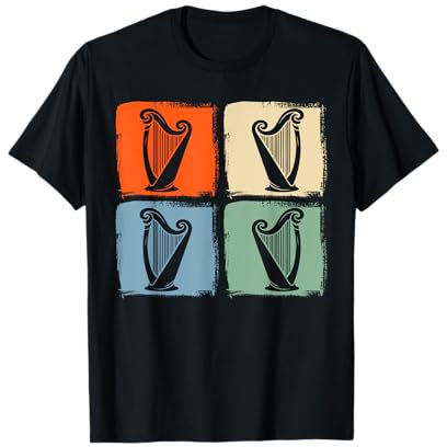 Harfenspieler Harfe T-Shirt