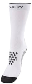 FLOKY S-Mash 2.0 Calcetines biomecánicos Tenis y Padel Antideslizante Protección Tobillo y tendón de Aquiles, Color blanco., L/XL