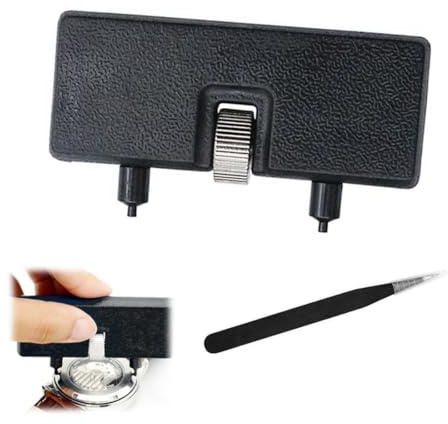 VONJUMA Herramienta Cambiar Pilas Reloj Llave Para Abrir Relojes Aparatos Para Quitar Tapa De Reloj Abrir Tapa Reloj Con Pinzas
