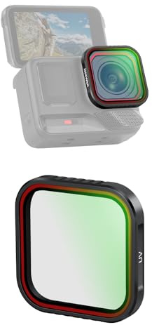 NEEWER Filtro UV Compatibile con Insta360 Ace Pro Insta 360 Ace Pro 2 Actioncam Accessori NON compatibile con la Versione Aggiornata della Protezione Obiettivo Rotonda e Ottagonale Ridisegnata, FL-C20