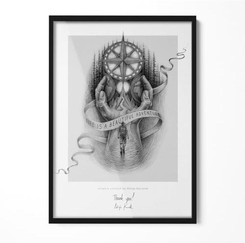 Generisch Schwarzer Fotorahmen für die Wand - 70x100 cm Posterrahmen - Foto Rahmen Bilderrahmen