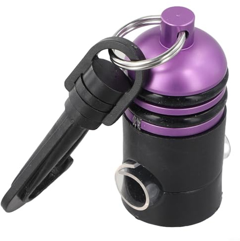 Oniissy Scuba Regulator Hose Holder, Magnetic Adjustable Octopus Clip for Diving, Compatible with Standard Gauges and Second-Stage Hoses, Stainless Steel Buckle Quick(Purple)