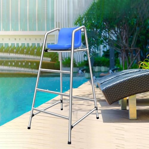 Chaises de Sauveteur, Chaise de Sauveteur détachable pour piscines - Tabouret de Sauvetage surélevé pour Piscine, échelle de Plage antirouille pour Usage intérieur/extérieur