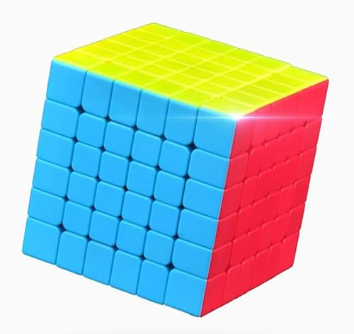 Logica Giochi - Cubo Magico 6x6 Stickerless - Cubo Velocità - Per Speedcubing - Rompicapo Sequenziale