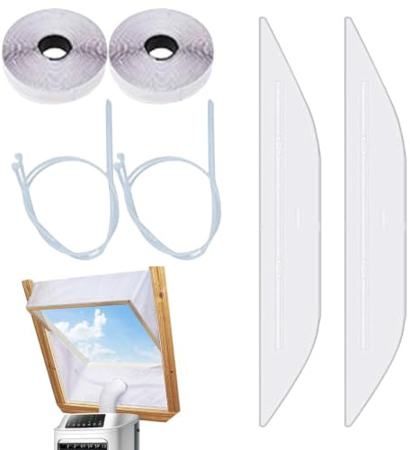 Kit De Ventilación AC Para Ventana Abatible Tiras Selladoras Universales