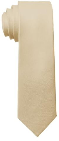 MASADA Herren-Krawatte von Hand gefertigt & sorgfältig verarbeitet 6 cm breit Champagner