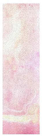 Vnurnrn Kunst Rosa Glitzer Marmorstein Skateboard Griffband Griptape Schleifpapier Blasenfrei Rutschfest Skating Board Longboard Roller Aufkleber 84x23cm