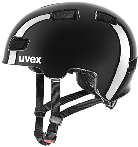 uvex hlmt 4 - Leichter Fahrradhelm für Kinder - individuelle Größenanpassung - waschbare Innenausstattung - Black - 51-55 cm