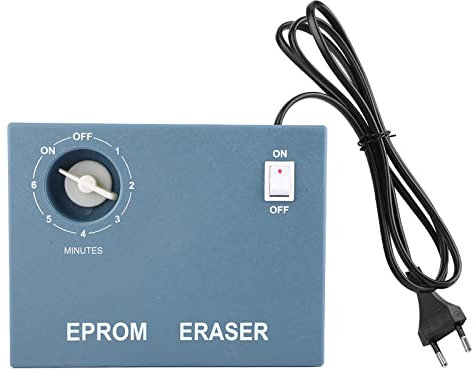 Borrador de EPROM, Borrador de EPROM de luz ultravioleta Borrador de datos de chip de EPROM ultravioleta Temporizador borrable 220V(EU Plug)