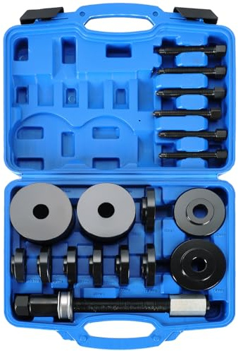Acymner 19PCS Front Wheel Drive Bearing Puller Set | Universal Bearing Press Replacement Installer Removal Automotive Mechanics Tool Kit