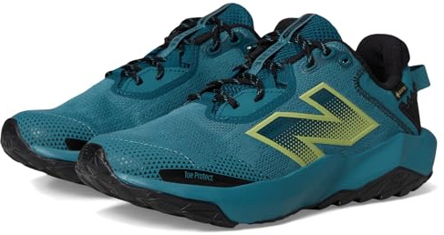 New Balance Women's DynaSoft Nitrel V6 Gore-Tex Trail Running Shoe, Terrarium/Black/Black, 8 M