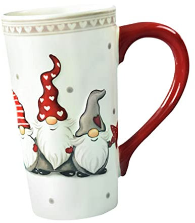 COLLBATH 1stück Großer Weihnachtskaffeebecher Aus Keramik Einzigartige Tasse Mit Festlichem Design Für Milch Und Heißgetränke Für Zuhause Für Freunde Und Familie