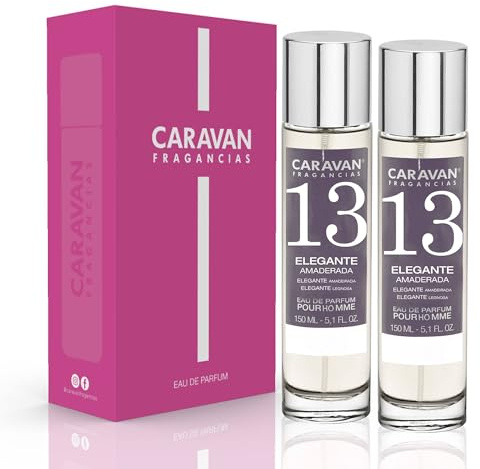CARAVAN FRAGANCIAS - Scatola regalo con 2 profumi n. 13 da 150 ml, per uomo