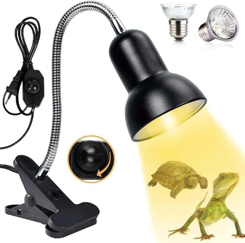 Sunshine smile Wärmelampe Terrarium,25W 50W Wärmelampe Schildkröten,UV Lampe Schildkröte,UVA UVB Lampe Terrarium, Schildkröten Lampe,Reptilien Wärmelampe,Reptilien Lampe