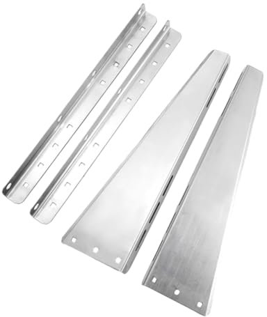OSALADI 1pair Air Conditioner Condenser Mount Bracket for Outdoor Units Heavy-Duty Support up to Easy Installation
