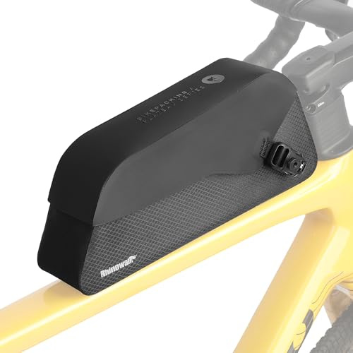 Rhinowalk övre rörväska för cykel – vattentät ramväska med magnetlås för vägcykel mountainbike (1,3 l)