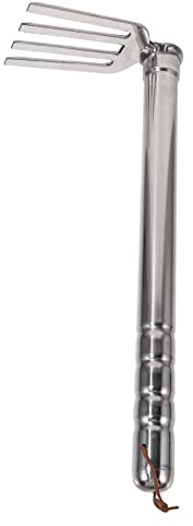 Hemobllo Houe de Jardin Acier Inoxydable Multifonctionnelle pour Désherbage et Creusage Outil Pratique et pour Jardinage à Main pour et Entretenir Plantes
