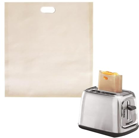 Sacchetti riutilizzabili per tostapane, tasche antiaderenti, custodia multiuso per tostapane, pollo al formaggio grigliato, da cucina per viaggi veloci