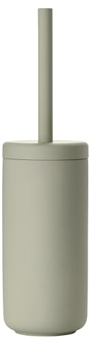 Zone Denmark Ume Toilettenbürste, WC Bürste, Klobürste in Schönem Dänischem Design, aus Steinzeug mit Soft Touch-Beschichtung, Durchm. 10 cm, Höhe 38,7 cm, Eucalyptus