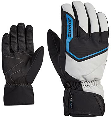 Ziener Herren GARIGON Ski-Handschuhe/Wintersport | wasserdicht, atmungsaktiv, Dusty Grey, 7,5