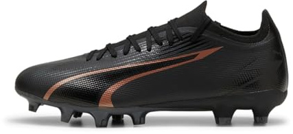 PUMA Unisex Ultra Match Fg/Ag Soccer Shoe, Black Copper Rose, 36 EU