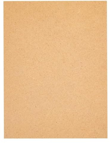 FESTA WOW Fogli in Legno, Pannelli in MDF 3 mm Ideali per Il Fai da Te, Taglio al Laser, Lavoretti Artigianali, Pitture, Incisione e Bricolage (Marrone, A5-10 Pezzi)