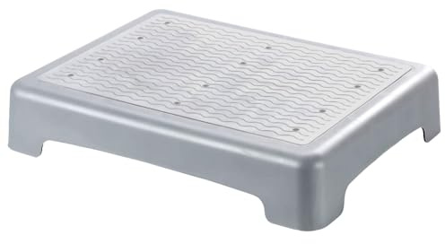 Non-Slip Half Stairs 9 cm, 200 kg Load Capacity, Portable Climbing Aid & Entry Aid Step Ladder, One-Step Half Stairs for Seniors, Shower, Bathtub, Car, Outdoor Use