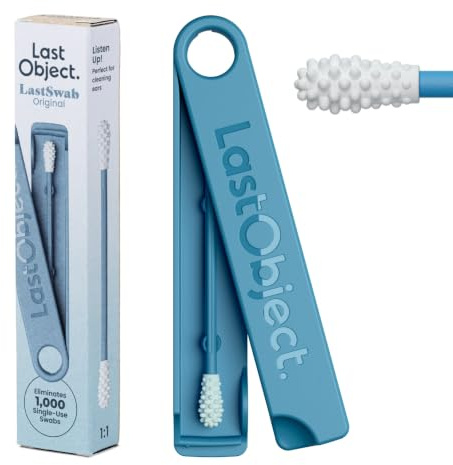 LastSwab återanvändbara Öronrensare - Eco vänliga Örontops - Biobaserat fodral - Lätt att tvätta