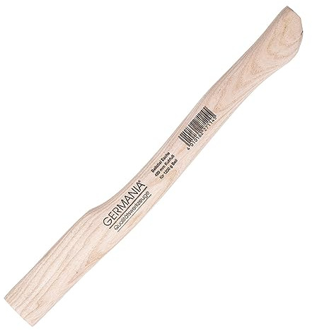 GERMANIA Qualitätswerkzeuge Beilstiel 42cm 1,2kg Beil Holz Esche Kuhfußform Ersatzstiel Axtstiel Stiel