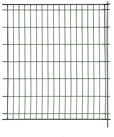 bellissa Teichschutz-Zaun - 7510 - Dekorativer Zierzaun für Abgrenzungen im Garten - 76 x 80 cm, grün - 3er Set