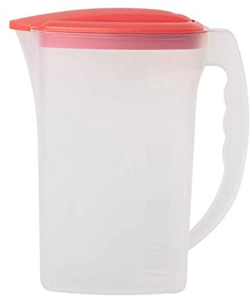 Saft Wasser Eistee Kanne Behälter Kühlschrankkrug Multifunktionsbox mit Deckel 2L Kunststoff