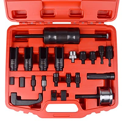 23pc Diesel Injector Puller Remover Tool Master Kit Bosch Delphi Denso Siemen