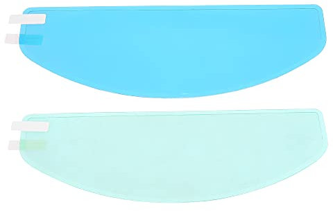 Motoforti 2pcs 9.65 x 3.46 Preuve Pluie Anti Brouillard Film pour Moto Casque