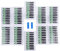 DEWIN Connettore Rapido a Fibra Ottica SC/APC Fibra ottica SC/APC Adattatore di Collegamento Rapido Fibra Ottica Pigtail Cavo Ottico Connettore per FTTH (100 Pezzi)