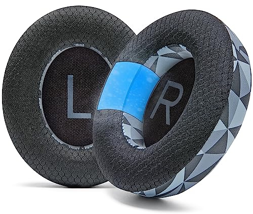 WC Freeze NC700 – Kühlgel-Ohrpolster für Bose Noise Cancelling 700 | Von Wicked Cushions | Atmungsaktives Sportgewebe, extra dick & bleibt länger kühl | Geo Grey