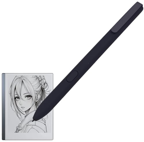 Stylus Pen 2 for Remarkable 2/1 Tablet Notebook Compatible with Remarkable 2/1 Stylus Pen, EMR Device Compatible, No Charging Needed, No Setup, with Replacement Tips/Nibs(Black)