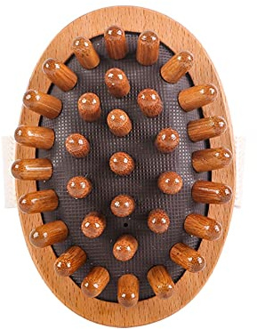 Joselin Corps Brosse Anti-Cellulite Huiles Essentielles Apaisantes en Coussin Spa Air Brosse de Massage Meridien Instruments de Pétrissage pour mollets