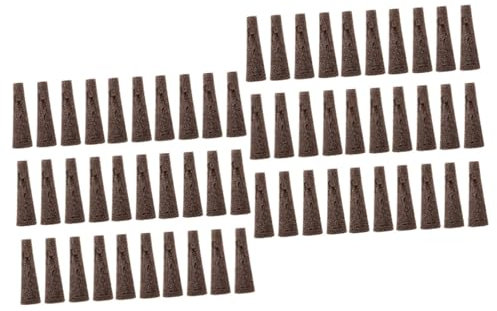 INOOMP 100 Stk Kindergartenblock Erdlose Bepflanzung Zimmerpflanzen Pflanzenerdeblock Wachstumsschwämme Kompatibel Aero-trainer Pod-kit Aquaponik Baumschulblock Schwamm Bio-kohle Ersetzen