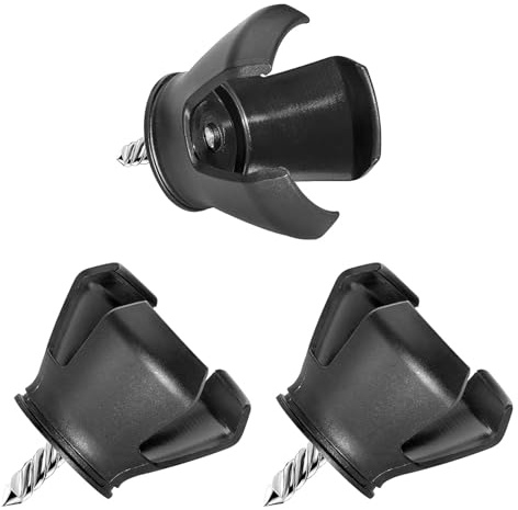 Aczyqws 3 Prong Golf Ball Retriever Grabber for Golf Putter Grip Portable Pick-up Claw Plastic Picker Upper Suction Cup Grip Sucker Tool Back Saver 3 Pack putter ball pick,putter ball suckers