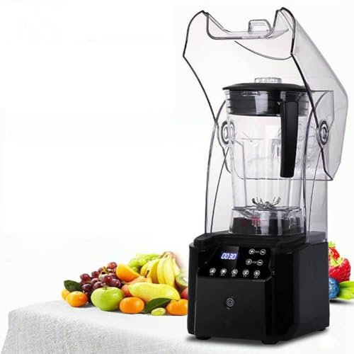 2200W Smoothie Maker And Mixer - Blender For Shakes, Smoothies, Ice Crushing - Blend Frozen Fruits, Soups, And Dry Grinding - 2200ML Capacity - Automatic Blender Ice Crusher(Black)