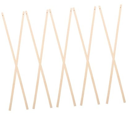 STOBOK 10stücke Holzgriffe Für Laternen Laternenstangen Zum Basteln Zubehör Für DIY-Laternen Holzlaternenhalter Festival-laternenstäbe Heimwerkerlaternengriffe