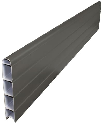 Eco Fence Composite Panel Board (5 Pack) - Graphite, 1.829m (6 Foot)