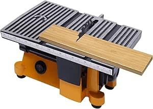Table,Cut Off Miter, Electric Table Saw,able Multifunction Bench Lightweight DIY Model Cutting Tool Cut, with 3 Blades 4500RPM Bench for DIY Metal Glass Stone Wooden Model Crafts
