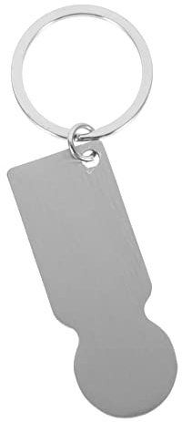 FRCOLOR Trolley Token Keychain Shopping Trolley Pendant Durable Keyring for Grocery Carts Elegant Trolley Coin Holder Shopping Accessory
