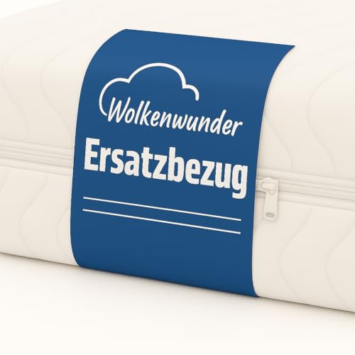 Wolkenwunder Mikrofaser-Ersatzbezug 180x200 cm für Topper von 5-7 cm Höhe, waschbar bis 60°C