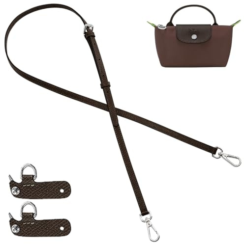 jiesinlov Kit de conversión ajustable para correa de hombro de repuesto para bolso de cuero, apto para bolso de hombro mini（Nuevo moca）